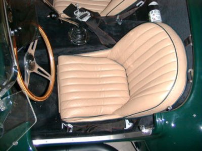 Top view of seat