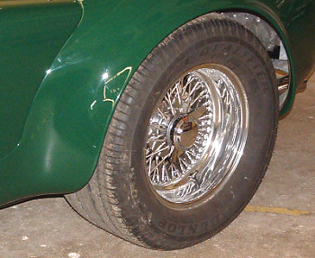 dayton wheel, rear