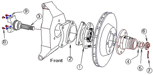 Rear suspension parts