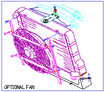 Optional rear fan